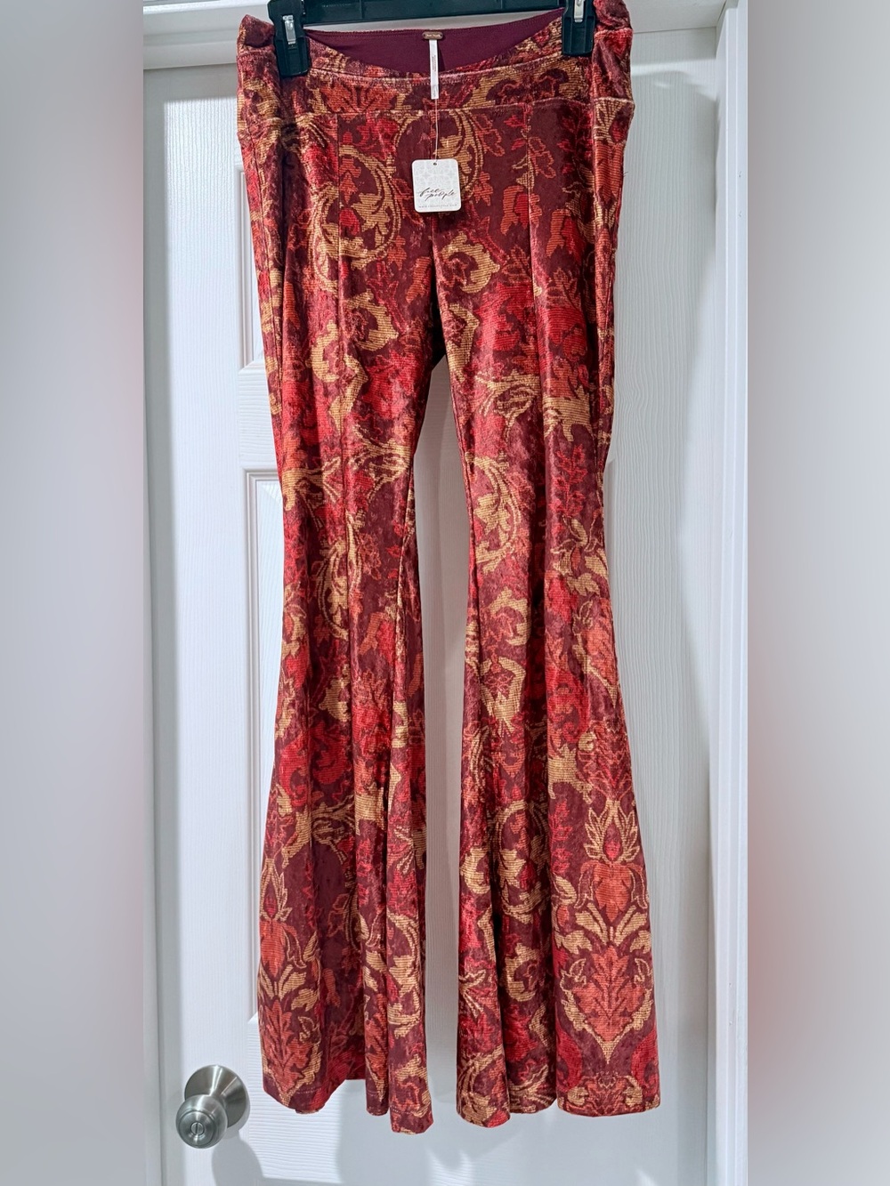 Free People Velour Flares - Picture 5 of 9
